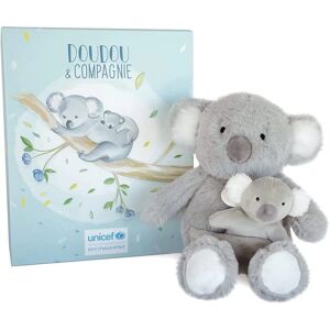 Doudou et Compagnie Unicef Baby And Me Koala - 25 cm - Gris - Coffret Cadeau - Peluche - Publicité Doudou et Compagnie Unicef Baby And Me Koala - 25 cm - Gris - Coffret Cadeau - Peluche - Publicité