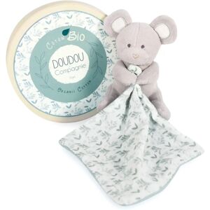 Doudou et Compagnie Organic Mouse with Comforter - Plush Toy Doudou et Compagnie Organic Mouse with Comforter - Plush Toy