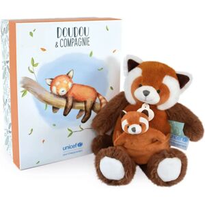Doudou et Compagnie Unicef Mama & Kind Roter Panda 25cm - Plush Toy Doudou et Compagnie Unicef Mama & Kind Roter Panda 25cm - Plush Toy