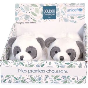 Doudou et Compagnie Panda Baby Pantoffels - Baby Slippers Doudou et Compagnie Panda Baby Pantoffels - Baby Slippers