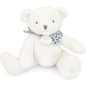 Doudou et Compagnie Biały Miś Pluszowa Zabawka - Prezent dla Niemowlęcia Doudou et Compagnie Biały Miś Pluszowa Zabawka - Prezent dla Niemowlęcia