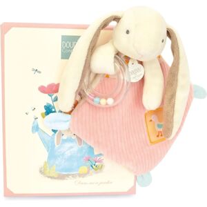 Doudou et Compagnie Zabawka grzechotka z króliczkiem Ciboulette - Grzechotka dla niemowląt Doudou et Compagnie Zabawka grzechotka z króliczkiem Ciboulette - Grzechotka dla niemowląt