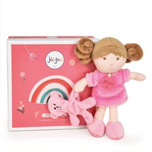 Poupée en peluche rose 21cm de Doudou et Compagnie - Jouet en peluche - Publicité Poupée en peluche rose 21cm de Doudou et Compagnie - Jouet en peluche - Publicité