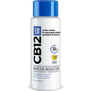 CB12 Bain de Bouche Menthe 250ml - Hygiène Bucco-dentaire - Publicité CB12 Bain de Bouche Menthe 250ml - Hygiène Bucco-dentaire - Publicité