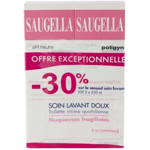 Saugella Poligyn Soin Lavant Intime - Nettoyage Doux et Apaisant - Publicité Saugella Poligyn Soin Lavant Intime - Nettoyage Doux et Apaisant - Publicité