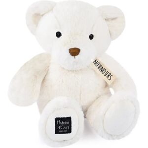Histoire d'Ours Ours en peluche blanc 28cm - Publicité Histoire d'Ours Ours en peluche blanc 28cm - Publicité