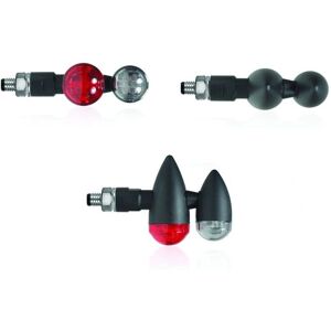 Clignotant LED pour motos avec stop - Noir - Certifié CE - Publicité Clignotant LED pour motos avec stop - Noir - Certifié CE - Publicité
