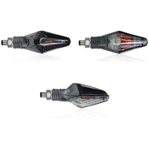 Indicatori Moto Chaft Sliver Nero - Design LED Moderno Indicatori Moto Chaft Sliver Nero - Design LED Moderno