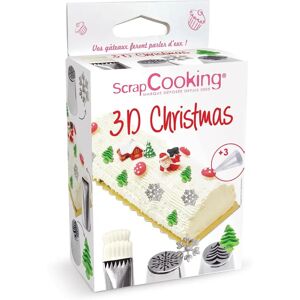 ScrapCooking Beccucci tascabili - Końcówki cukiernicze ze stali nierdzewnej - Edycja Świąteczna - Narzędzia kuchenne ScrapCooking Beccucci tascabili - Końcówki cukiernicze ze stali nierdzewnej - Edycja Świąteczna - Narzędzia kuchenne
