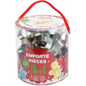 Emporte-pièces ScrapCooking 2004 - Ensemble en acier inoxydable de Noël Emporte-pièces ScrapCooking 2004 - Ensemble en acier inoxydable de Noël