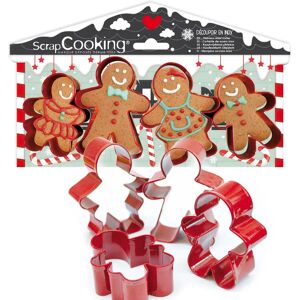 ScrapCooking 4 Gingerbread Cookie Cutters - Christmas ScrapCooking 4 Gingerbread Cookie Cutters - Christmas