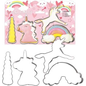 ScrapCooking Set de tăietori de biscuiți în formă de unicorn - Cookie Cutters ScrapCooking Set de tăietori de biscuiți în formă de unicorn - Cookie Cutters