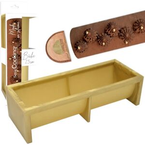 ScrapCooking Gold Yule log silicone mould 25cm - Yule log mould ScrapCooking Gold Yule log silicone mould 25cm - Yule log mould
