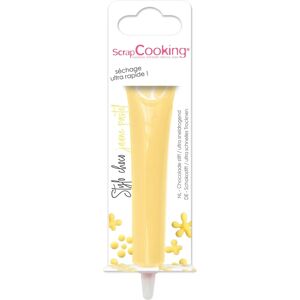 ScrapCooking Stylo Chocolat Pastel Jaune - Stylo Alimentaire au Chocolat pour Desserts - Publicité ScrapCooking Stylo Chocolat Pastel Jaune - Stylo Alimentaire au Chocolat pour Desserts - Publicité