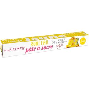 Disque de pâte à sucre jaune ScrapCooking - Décoration de Gâteau - Publicité Disque de pâte à sucre jaune ScrapCooking - Décoration de Gâteau - Publicité