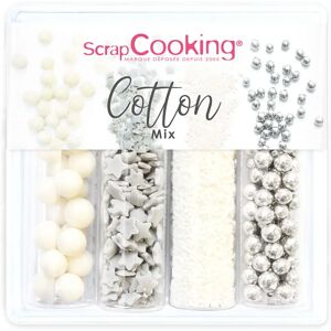 Mélange de Décorations Sucrées ScrapCooking - Gris Argent Blanc - Publicité Mélange de Décorations Sucrées ScrapCooking - Gris Argent Blanc - Publicité
