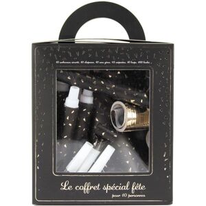Jadeo Black and Gold Party Kit for 10 - Party Supplies Jadeo Black and Gold Party Kit for 10 - Party Supplies