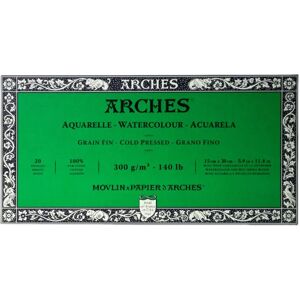 Arches - Aquarelle Paper Block - 300 g/m² - 20 pages - Paper block - Publicité Arches - Aquarelle Paper Block - 300 g/m² - 20 pages - Paper block - Publicité