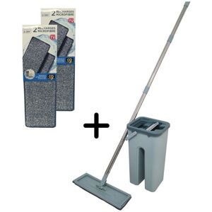 Venteo Balai Auto Clean and Dry - Tête Microfibre 360° - Inclut 4 Lingettes - Publicité Venteo Balai Auto Clean and Dry - Tête Microfibre 360° - Inclut 4 Lingettes - Publicité