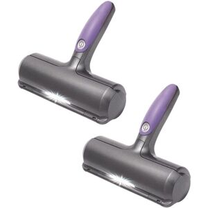 Fur Daddy - Brosse Anti Poils Animaux - Violet et Gris - Pour Canapé/Vêtements - Lot de 2 - Publicité Fur Daddy - Brosse Anti Poils Animaux - Violet et Gris - Pour Canapé/Vêtements - Lot de 2 - Publicité