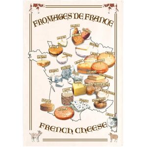 Winkler Französische Käsekarten Baumwoll Geschirrtuch - Geschirrtuch Winkler Französische Käsekarten Baumwoll Geschirrtuch - Geschirrtuch
