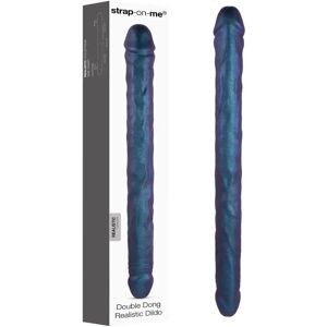 Strap-On-Me Doppelter Dong Dildo Violett Metallisch - Sexspielzeug Strap-On-Me Doppelter Dong Dildo Violett Metallisch - Sexspielzeug