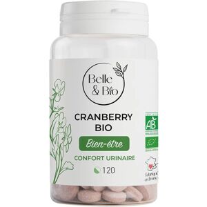 Belle & Bio Cranberry Bio 120 Comprimés - Complément alimentaire - Publicité Belle & Bio Cranberry Bio 120 Comprimés - Complément alimentaire - Publicité