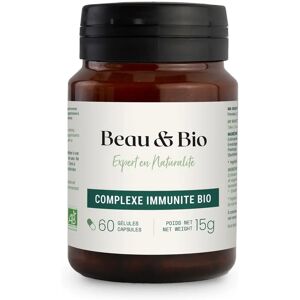 Beau & Bio Complexe Échinacée, Plantain & Curcuma - Complément Alimentaire - Publicité Beau & Bio Complexe Échinacée, Plantain & Curcuma - Complément Alimentaire - Publicité