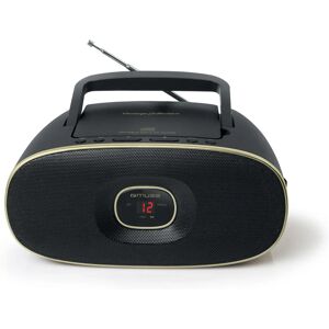 Radio portátil Muse MD-202 VT - FM/MW/CD - Negro y Oro Radio portátil Muse MD-202 VT - FM/MW/CD - Negro y Oro