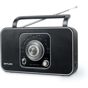 Radio portable Muse M069R - Analogique FM MW - Noir, Argent Radio portable Muse M069R - Analogique FM MW - Noir, Argent