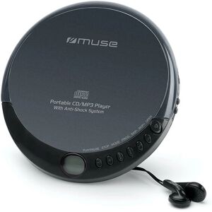 Muse M-900 DM Portable CD Player with Anti-Shock LCD - Black Muse M-900 DM Portable CD Player with Anti-Shock LCD - Black