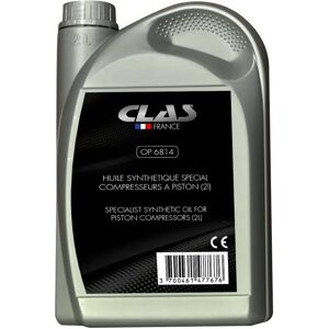 Contenant de 2 litres avec huile synthétique pour compresseurs à piston - Type de produit - Publicité Contenant de 2 litres avec huile synthétique pour compresseurs à piston - Type de produit - Publicité