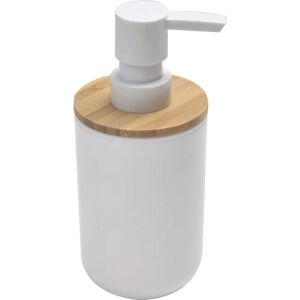 Dispenser di sapone in bambù - 300ml - Bianco - TENDANCE Dispenser di sapone in bambù - 300ml - Bianco - TENDANCE