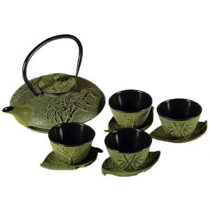 Lachineuse Teeservice - Bambus Gusseisen - Grün - Teeset Lachineuse Teeservice - Bambus Gusseisen - Grün - Teeset