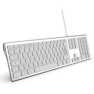 Mobility Lab ML304304 Clavier Blanc Argent AZERTY - Clavier - Publicité Mobility Lab ML304304 Clavier Blanc Argent AZERTY - Clavier - Publicité