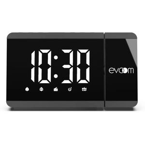 EVOOM Schwarzes Modernes Radiowecker - Radiowecker EVOOM Schwarzes Modernes Radiowecker - Radiowecker