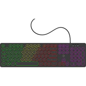 Clavier AZERTY Mobility Lab - Touches Rondes - RGB - USB - Publicité Clavier AZERTY Mobility Lab - Touches Rondes - RGB - USB - Publicité