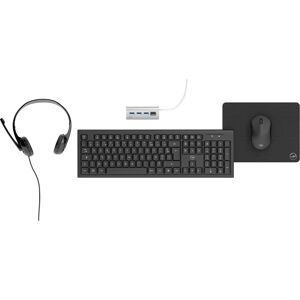 Kit Mobility Lab 5en1 - Souris sans fil, Clavier, Hub USB, Casque, Tapis de souris - Publicité Kit Mobility Lab 5en1 - Souris sans fil, Clavier, Hub USB, Casque, Tapis de souris - Publicité