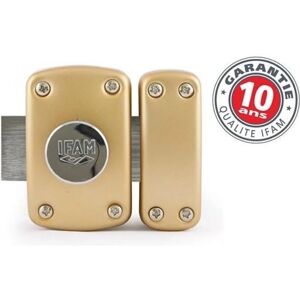 Serrure de porte IFAM 26452 - Cylindre 45mm - 3 clés - Acier - Publicité Serrure de porte IFAM 26452 - Cylindre 45mm - 3 clés - Acier - Publicité