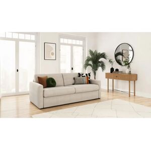 Canapé convertible Agathe Loungitude - Velours Beige - 3 Places - Publicité Canapé convertible Agathe Loungitude - Velours Beige - 3 Places - Publicité