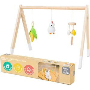 Arche de jeu bébé - Stimule sens, 3 jouets, motricité fine Arche de jeu bébé - Stimule sens, 3 jouets, motricité fine