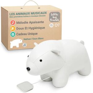 Little Big Friends Ours Musicien - Jouet en Peluche pour Nés Bébé Little Big Friends Ours Musicien - Jouet en Peluche pour Nés Bébé