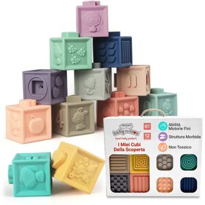 Cubes éducatifs multicolores Baby to Love - Jouet d'apprentissage précoce Cubes éducatifs multicolores Baby to Love - Jouet d'apprentissage précoce
