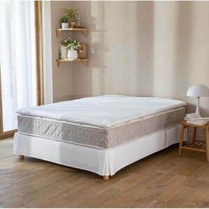 Terre de Nuit - Housse surmatelas jersey - Blanc - Publicité Terre de Nuit - Housse surmatelas jersey - Blanc - Publicité