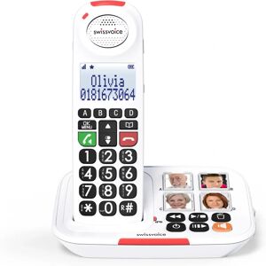 SwissVoice Xtra 2155 Téléphone Sans Fil Écran Grand SwissVoice Xtra 2155 Téléphone Sans Fil Écran Grand