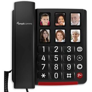 Amplicomms BigTel 40 Plus - Senioren Schwarz Telefon Amplicomms BigTel 40 Plus - Senioren Schwarz Telefon