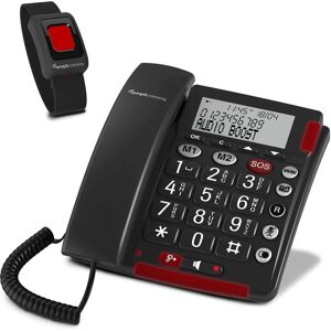 Amplicomms BigTel 50 Alarm Plus - Téléphone analogique pour seniors & malentendants - Publicité Amplicomms BigTel 50 Alarm Plus - Téléphone analogique pour seniors & malentendants - Publicité