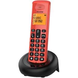 Alcatel E160 - Teléfono inalámbrico rojo - Teléfono fijo Alcatel E160 - Teléfono inalámbrico rojo - Teléfono fijo
