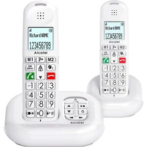 Alcatel XL685VOICEDUOBLANC - Téléphone sans fil avec blocage d'appels - Publicité Alcatel XL685VOICEDUOBLANC - Téléphone sans fil avec blocage d'appels - Publicité