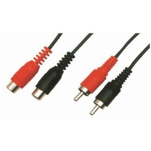 Waytex 21815 Audio Kabel - 1,5m RCA Zwart & Rood Waytex 21815 Audio Kabel - 1,5m RCA Zwart & Rood